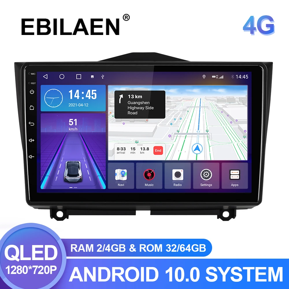 $75.89 Car Multimedia Player For LADA Granta 2018 2019 Android 10.0 Car Radio Stereo Navigation AutoRadio GPS Tape Recorder Carplay 4G