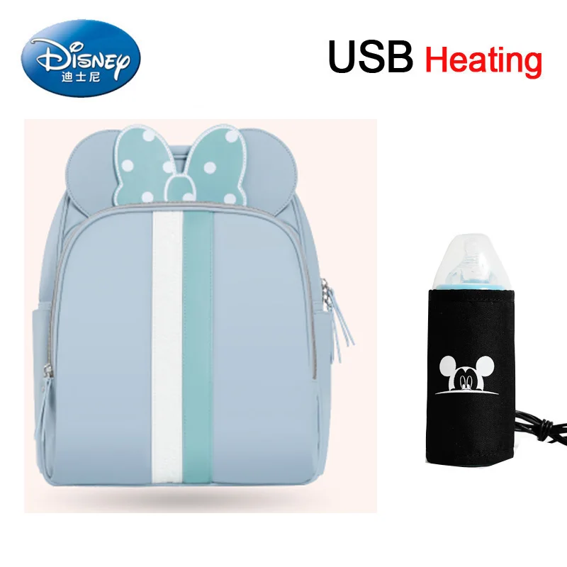 B123 Disney USB сумка для подгузников с подогревом для беременных подгузник рюкзак большой емкости для кормления дорожный Рюкзак Сохранение тепла - Цвет: B123