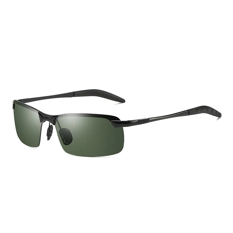 C2 Black Green MADELINY Брендовые мужские поляризованные солнцезащитные очки, мужские алюминиевые солнцезащитные очки, HD спортивные солнцезащитные очки для мужчин Lentes De Sol Hombre UV400 MA320 - Цвет линз: C2 Black Green
