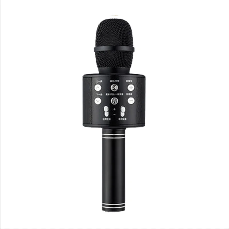 high performance IMice WS858 профессиональный Bluetooth беспроводной микрофон динамик ручной караоке микрофон музыкальный плеер для вокала, с рекордером KTV Mic - Цвет: high performance
