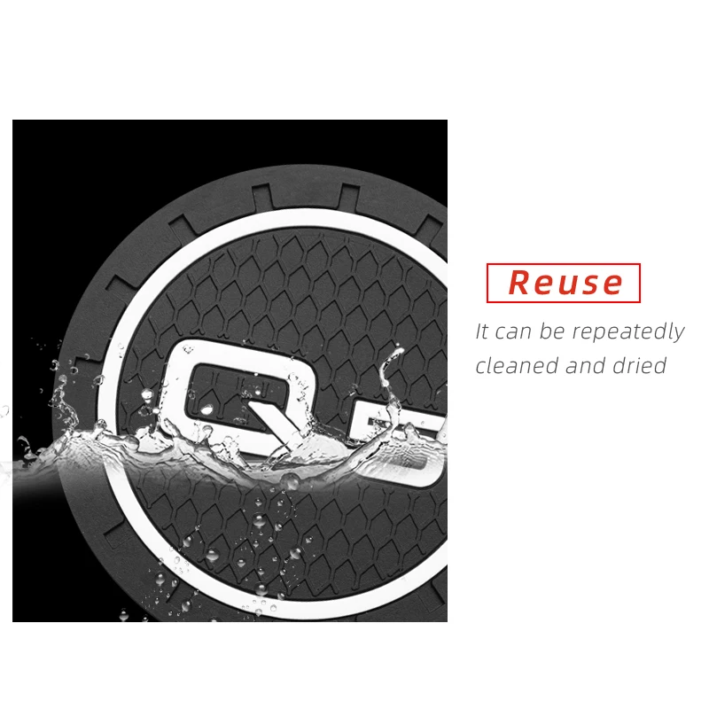 2 шт. Автомобильный держатель для бутылки с водой Противоскользящий коврик