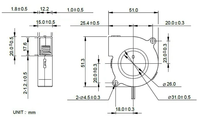 Anet 2 шт. 12V 24V DC 5015 50x50x15 мм 2-контактный вентилятор охлаждения для A6 A8 E10 E12 E16 3D принтера частей