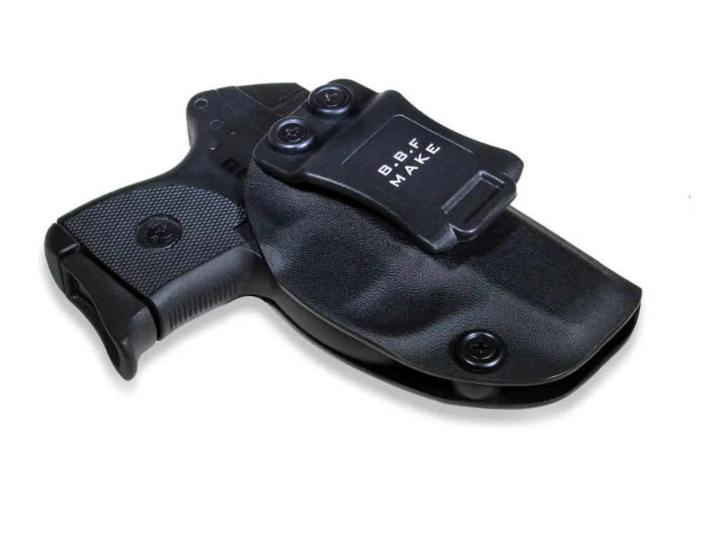 BBF Make IWB KYDEX кобура на заказ подходит: Ruger LCP 380 Пистолет Чехол внутри скрытый пояс для переноски пистолетный мешочек