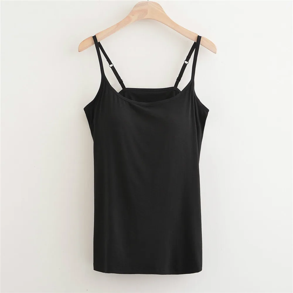 

Summer Sexy Camisoles Women Top Sleeveless Camis Sexy Slim Lady Tank Tops Strap Fashion Backless Camisole With Chest Pad