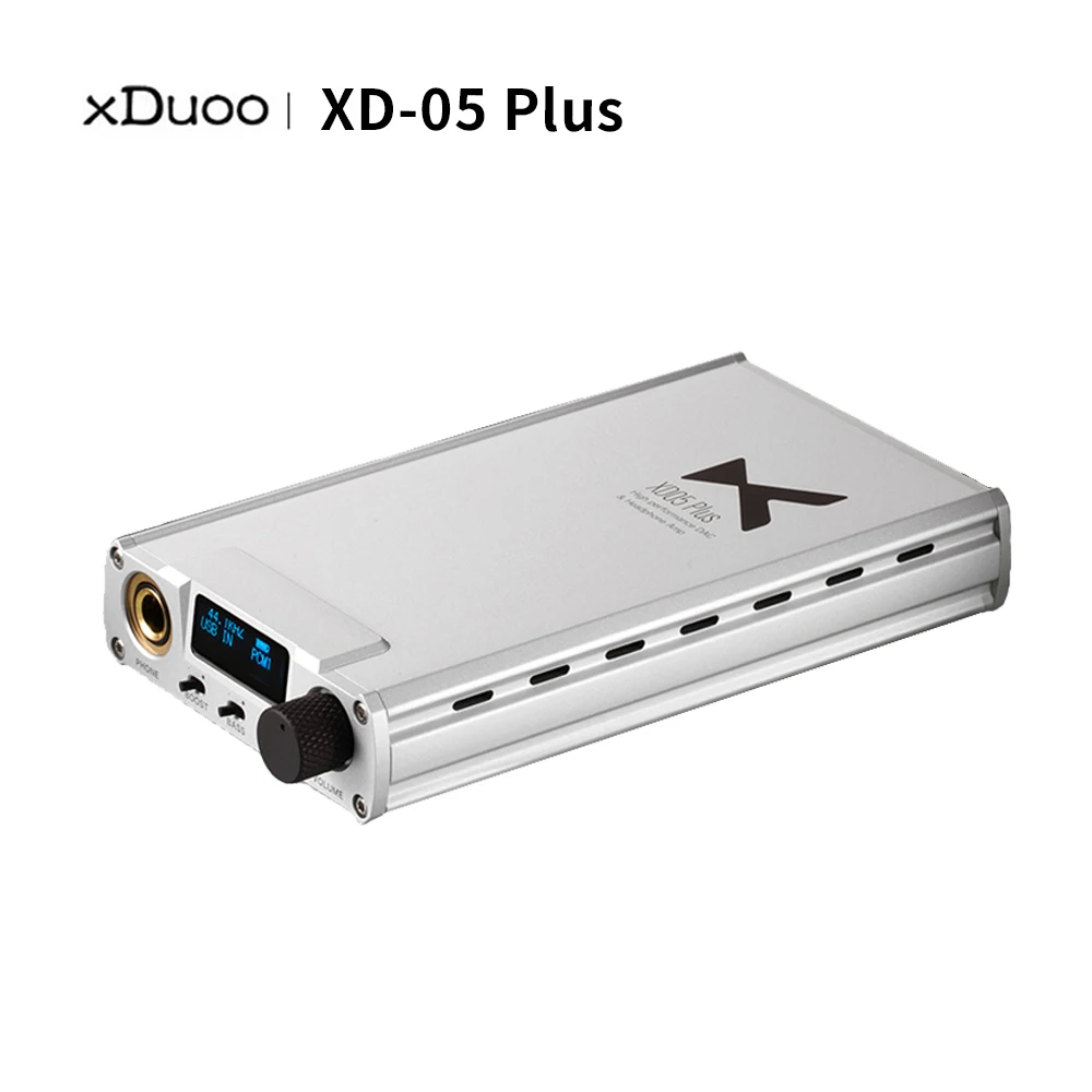 

XDuoo XD-05 Plus Portable Desktop Headphone Amplifier 32bit/384kHZ DSD256 DAC Headphone Amplifier