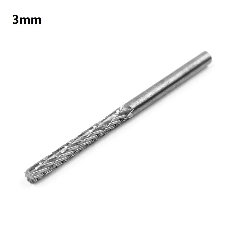 

1PC 3mm Rotary Burrs Set High Speed Steel Rotary Burr Tools For Plastic Wood Carving Rotary Engraving Bits File Milling Cutter