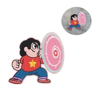 r955 1pcs cartoon sticker for clothing applications patches on clothes iron embroidered patch for backpack badge