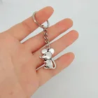 Изысканный милый брелок для ключей с мультяшной мышью в виде древней серебряной крысы подарок для детей