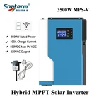 MPS-V-PLUS 355,5 кВт MPPT Гибридный сетевой Инвертор солнечной энергии 100 А MPPT контроллер солнечной зарядки и Wi-Fi PV вход 120 в-500 В постоянного тока