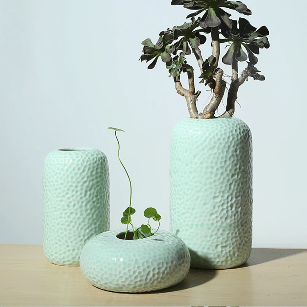

Nordic White Ceramic Vase Decoration Home Decor Modern Luxury Small Vase Table Living Room Decoration Household Flower Vase Gift