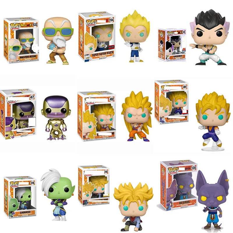 Funko POP Dragon Ball Z фигурки игрушки виниловая кукла модели коллекции супер Марио