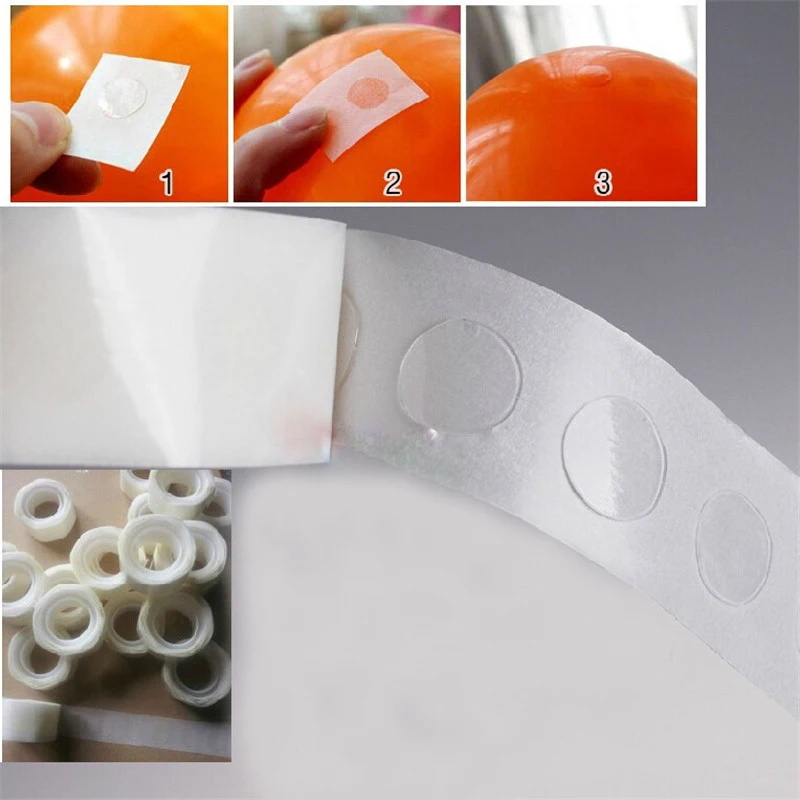 

300pcs/lot Attachment Glue Dot Removable Balloon Decor Foil Latex Balloon Globos Birthday Wedding Party Baby Shower