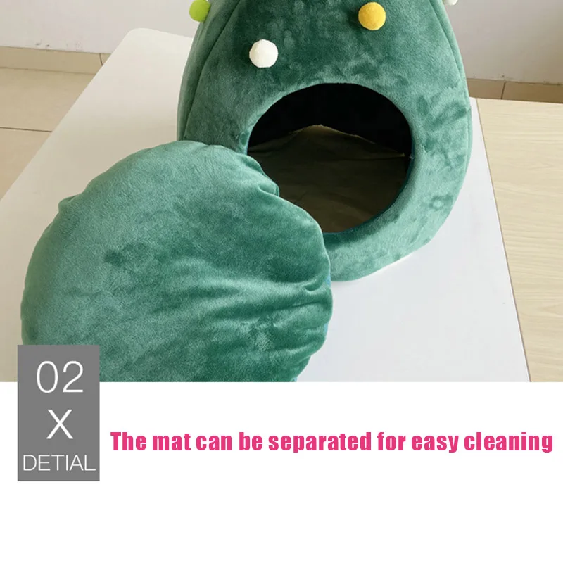 Рождественская елка лося домик для домашних животных полузакрытый мягкий