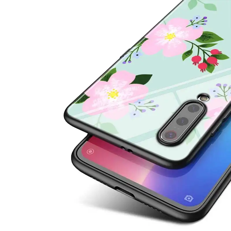 

Candy Color FEEL GOOD For Xiaomi Mi Note 10 Ultra 5G 9 SE 8 A3 A2 A1 Poco M2 Pro Play F1 Lite 5G Bright Black Phone Case