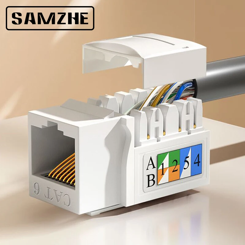 SAMZHE Cat 5 6 UTP сетевой модульный инструмент RJ45 коннектор Кабельный адаптер для AMP hot |