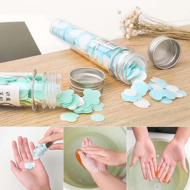 NEW Creative Portable Multifunction Travel Accessories Soap Paper Organizer Wash Hand Journey One Time Unisex Security Accessory | Багаж и
