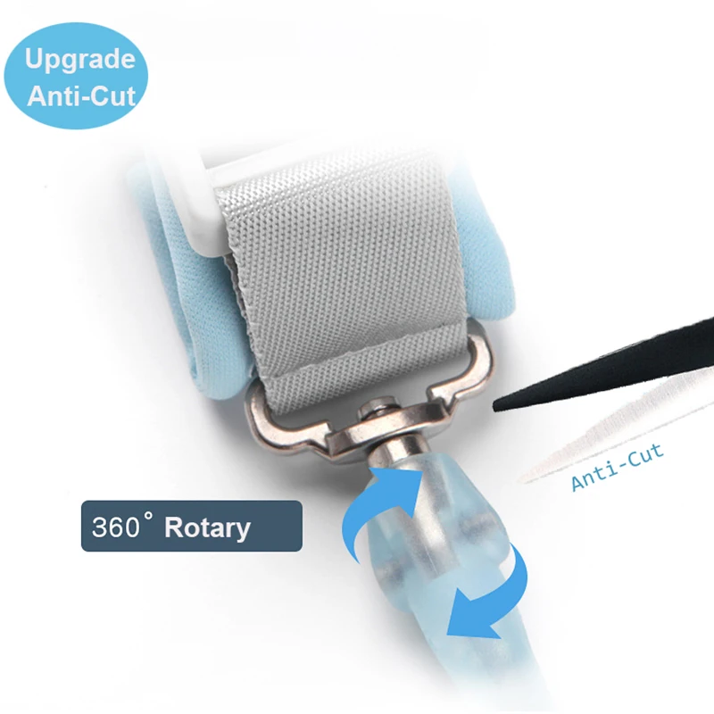 2 в 1 браслет для защиты от потери Привязь запястья пристегивающая замок детей