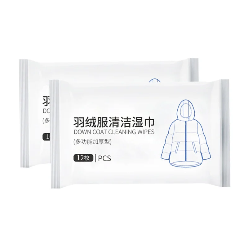 

12 Sheets Down Coat Cleaning Care Kit for Jackets Quickly Remove Stain MYDING