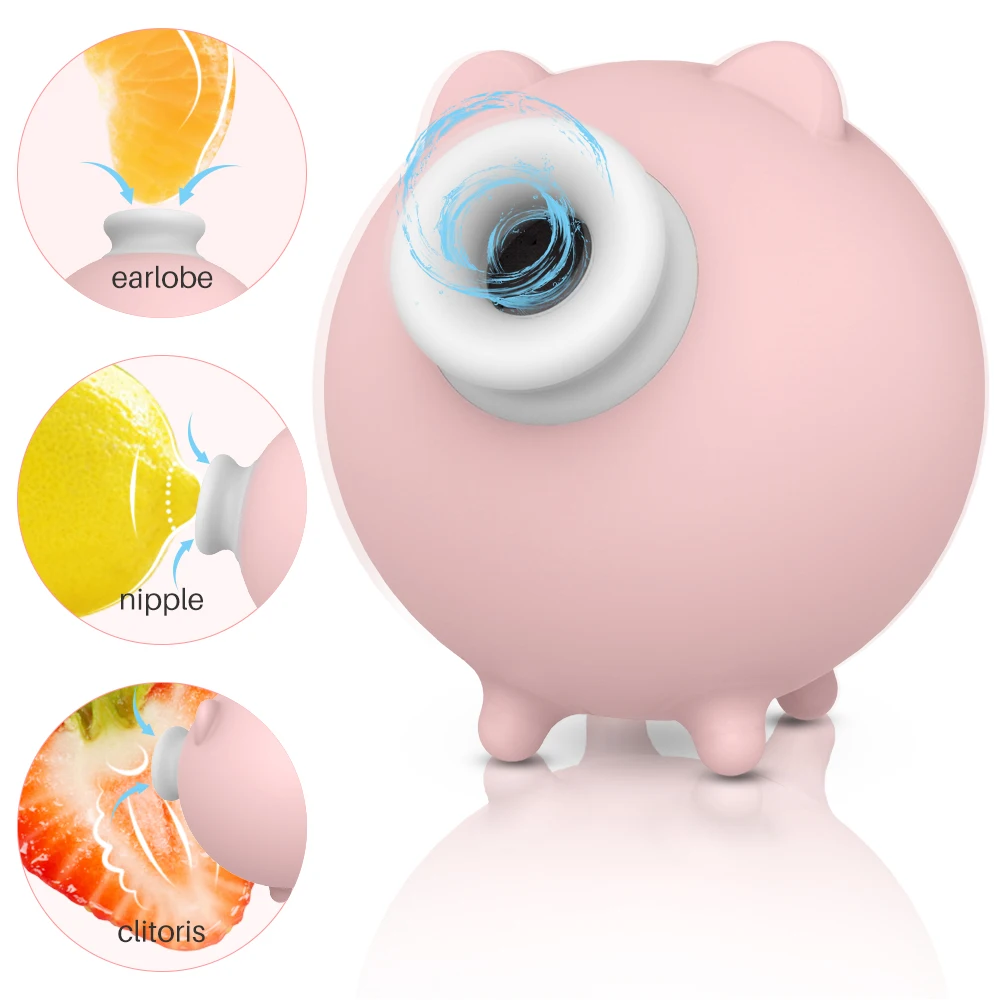 S-HANDE 10 Frequency Vibrators For Women Female Masturbator Sucker Vibrator For Clitoris Cute Pig Nipples Breast Massage
