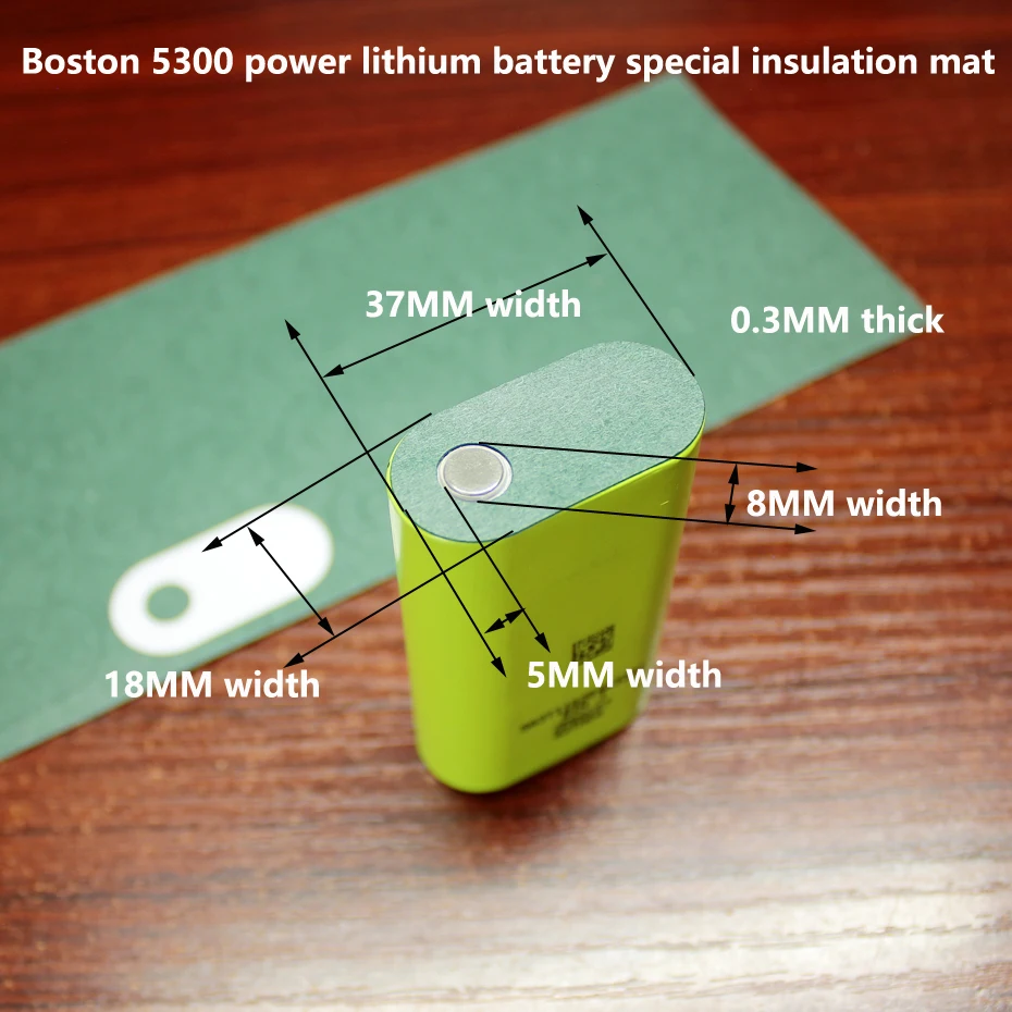 100 шт./лот Boston 5300 мощный литиевый аккумулятор с плоской головкой специальный