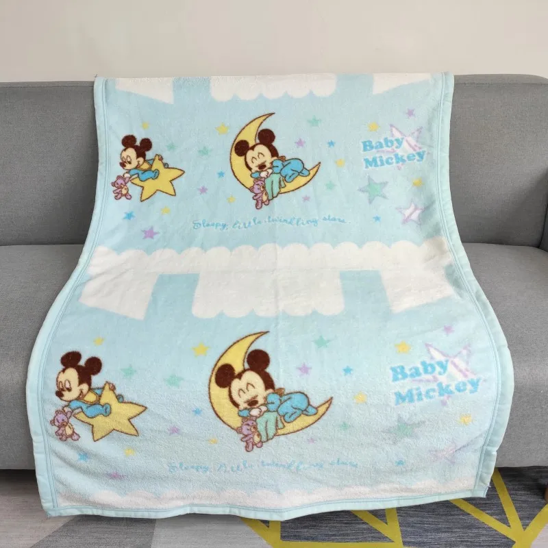 Детские синие покрывала для сна с изображением Минни Маус Дейзи Дак Микки милое