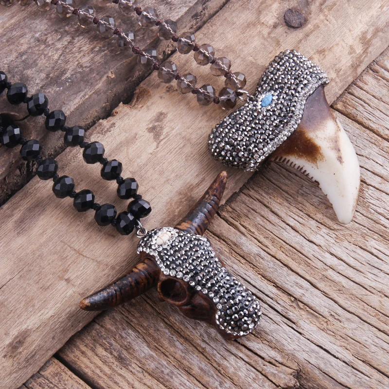 Бесплатная доставка модные длинные хрустальные ожерелья со стеклянным узелком