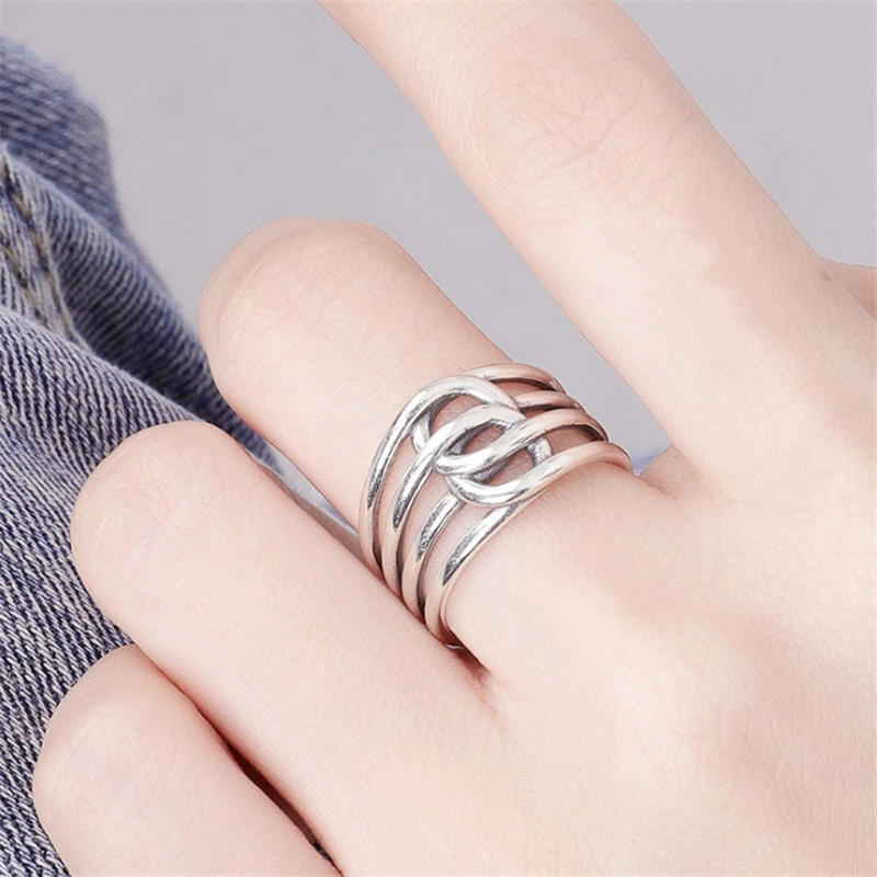 Женское Винтажное кольцо многослойное Кольцо большого размера с крестом 2019 |