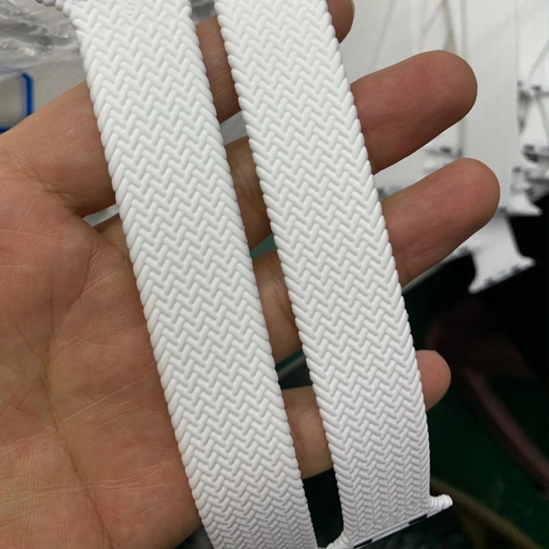 Ремешок силиконовый для Apple Watch band 44 мм 40 38 м 42 эластичный браслет наручных часов
