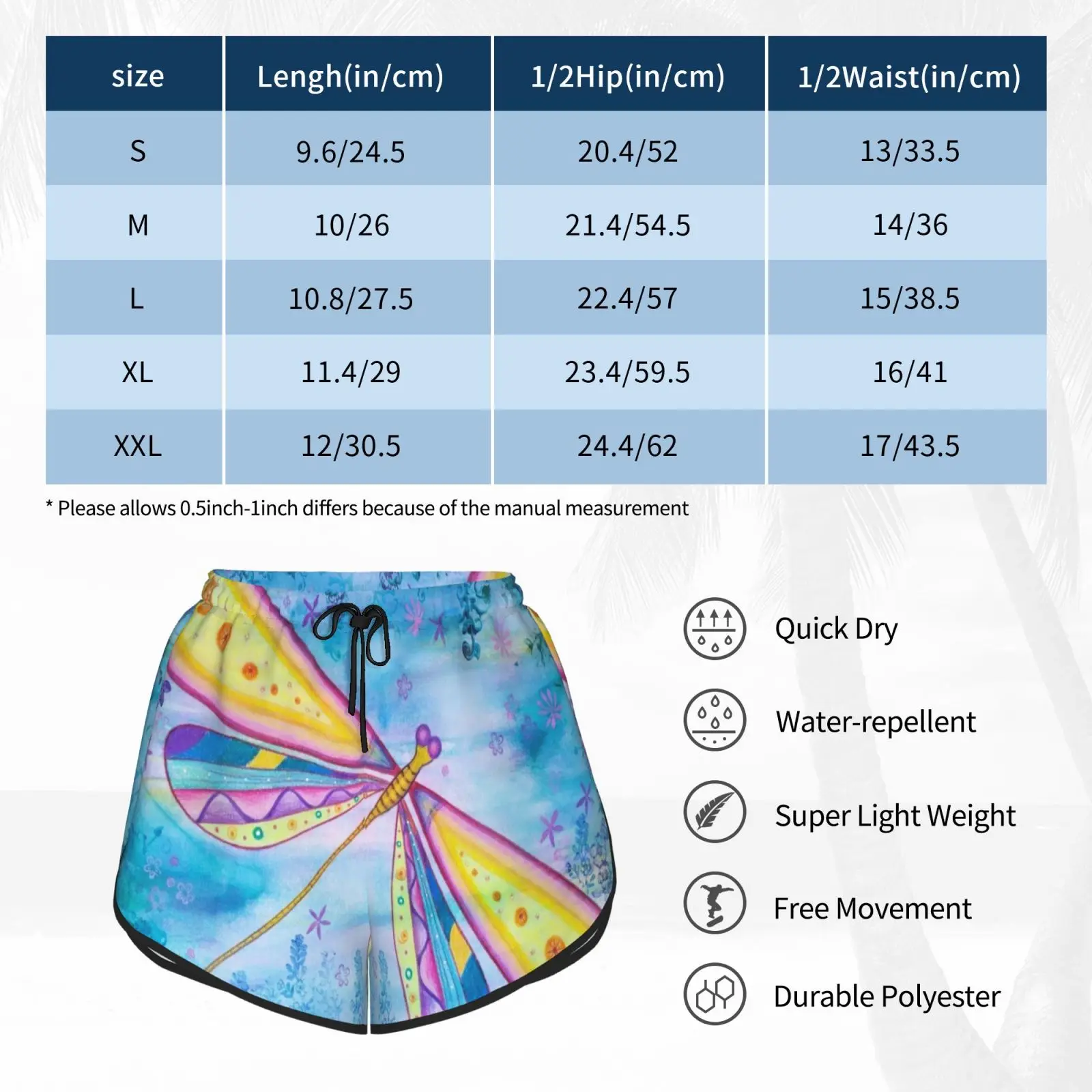Стрекоза Характеристическая вязкость полимера Плавание шорты Для женщин