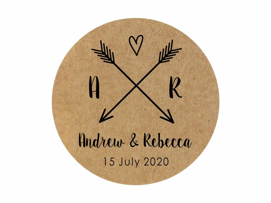 

Wedding Favour Stickers | Personalised Labels | Custom Stickers for Wedding Bonbonniere | Candle Stickers | Box Stickers