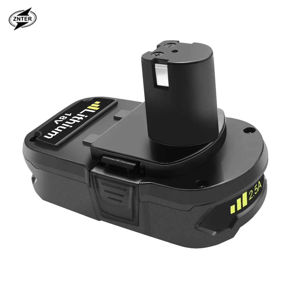 ZNTER 18В 2500 мАч P107 батарея Замена для Ryobi P104 P105 P102 P103 аккумуляторная литий-ионная L30