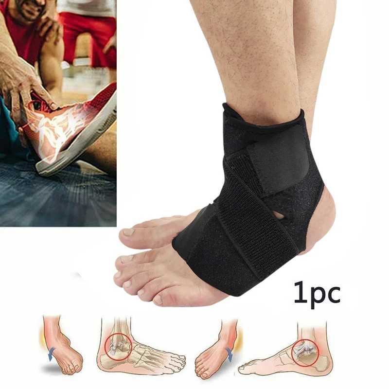 

1PC Ankle Support Brace Compression Tendon Pain Relief Strap Foot Sprains Injury Wrap Elastic Bandage Ankle Protector