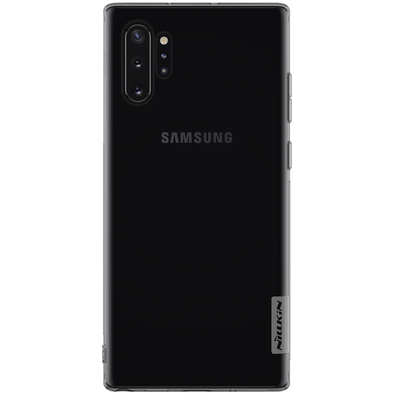 Для samsung Galaxy Note 10 S10 S9 S8 Plus чехол Nillkin силиконовый мягкий ТПУ чехол для телефона для samsung S10 S10E S9 S8 Plus S7 Edge чехол - Цвет: Серый