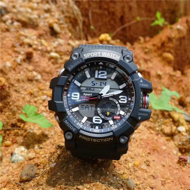 

New Life Waterproof Mens Watches Individual Watch-top Casual LED Digital Movement Outdoor Sports Clock Student Exam Wristwatches