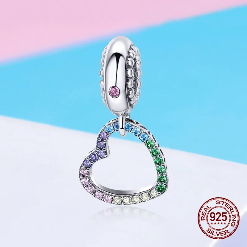 Горячая Распродажа Циркон в форме сердца ожерелье кулон подходящий браслет Шарм