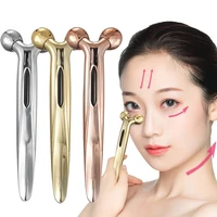 3d roller massager face lift skin tightening body shaping wrinkle remover microcurrent eye facial massager beauty tool skin care