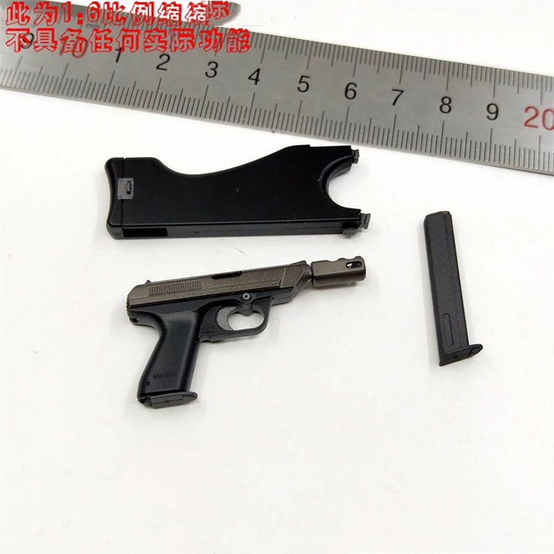 

For Sale 1/6th Matilda Pistol Gun Weapons With Holster Model DMS030 Game Player Lyon For Mostly 12inch Doll Soldier Accessories