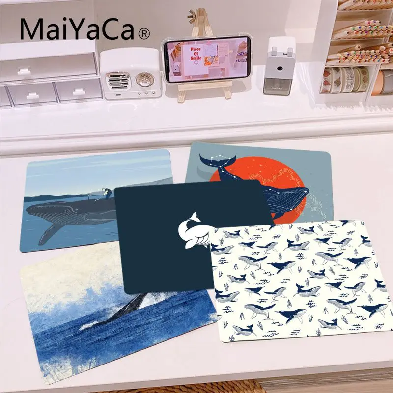 

MaiYaCa Non Slip PC Whale illustration High Speed New Mousepad Top Selling Wholesale Gaming Pad mouse