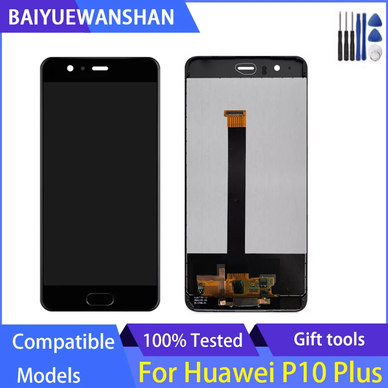 

ЖК-дисплей 5,5 дюйма для Huawei P10 Plus P10plus + дигитайзер сенсорного экрана в сборе, ремонт, запасные части для телефона