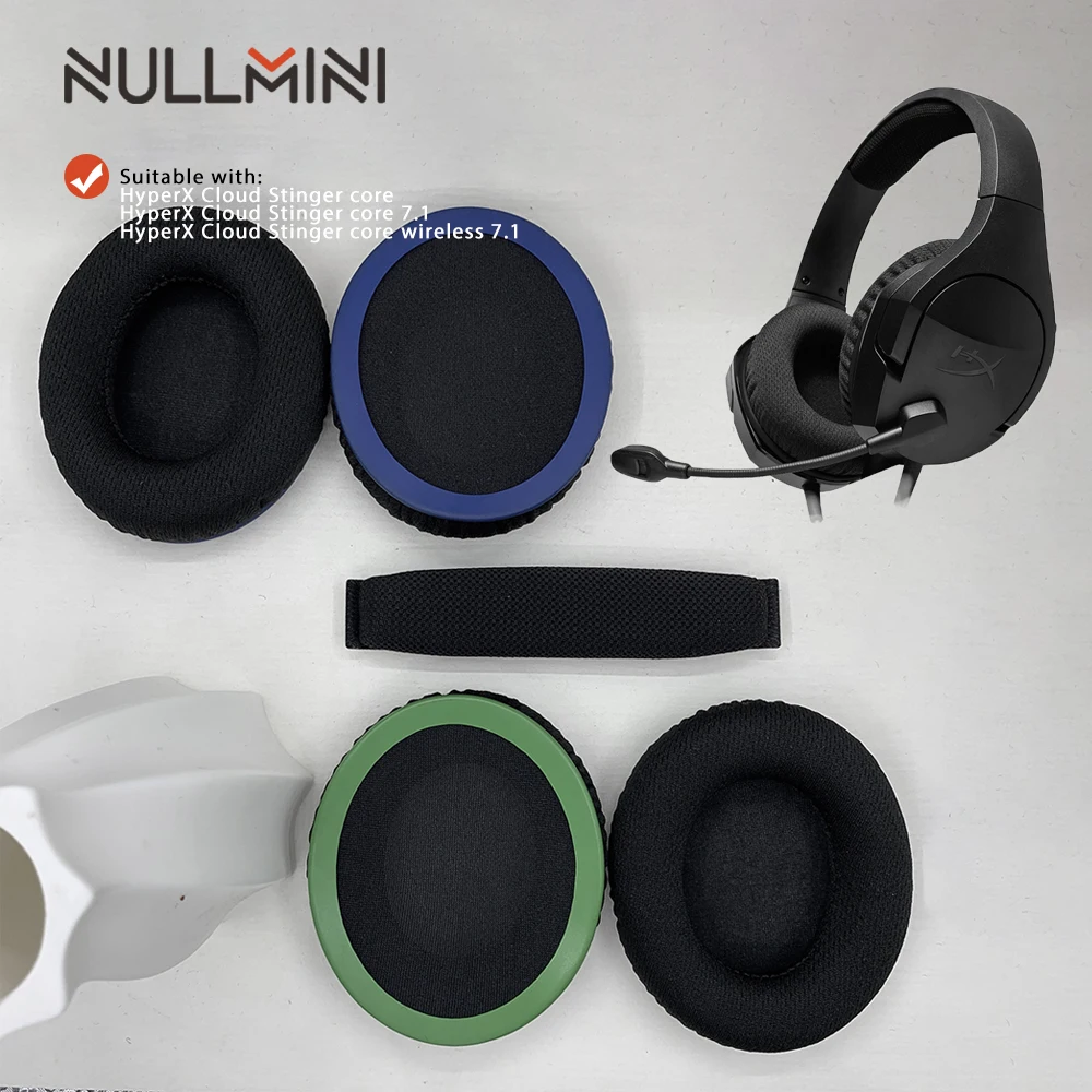 NullMini Сменные амбушюры для HyperX Cloud Stinger Core наушники с рукавами