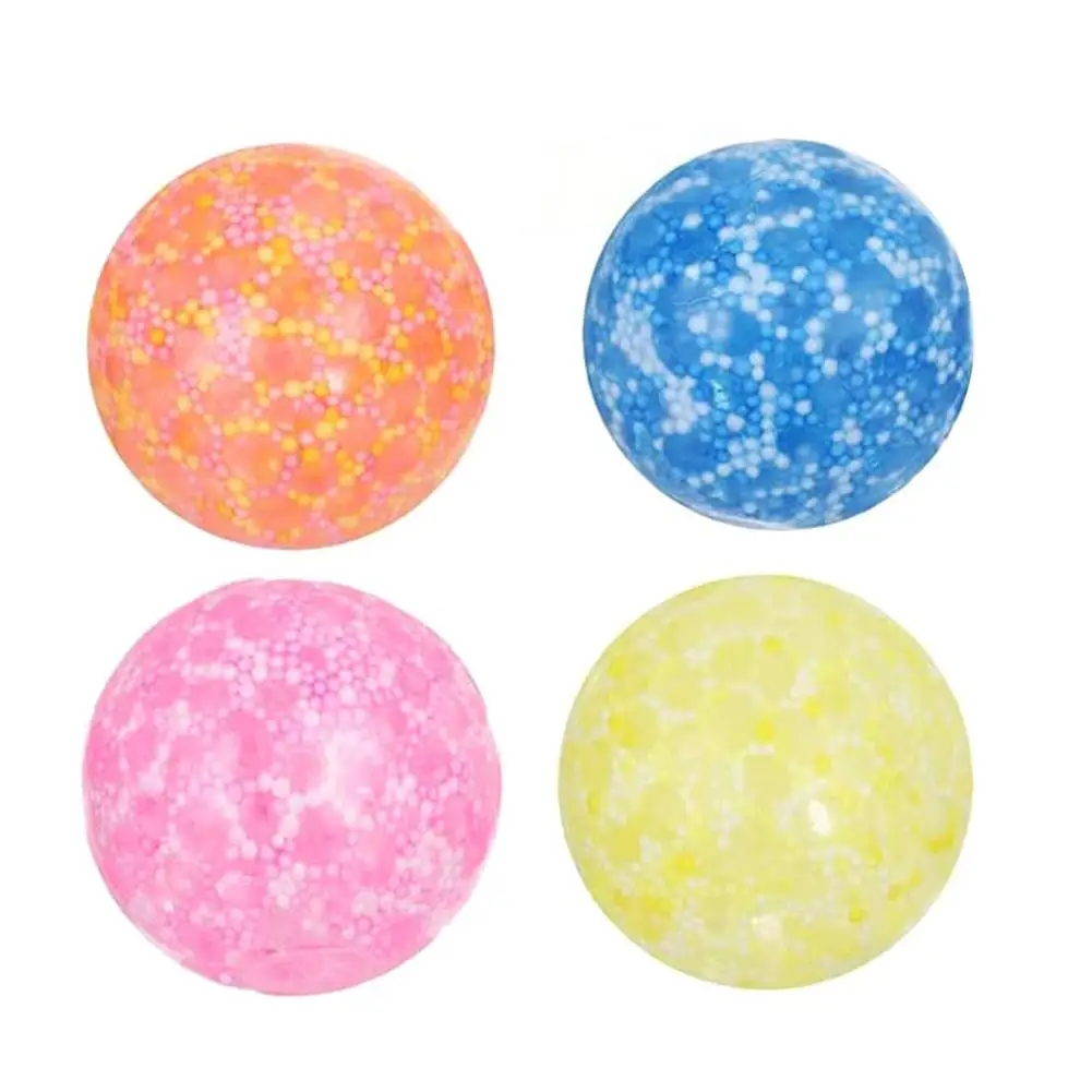

1pc Stress Relief Balls Exercise Hand Ball Color Ball Kids Adults Fidget Decompression Toy Squeezable Stress Reliever Squeeze