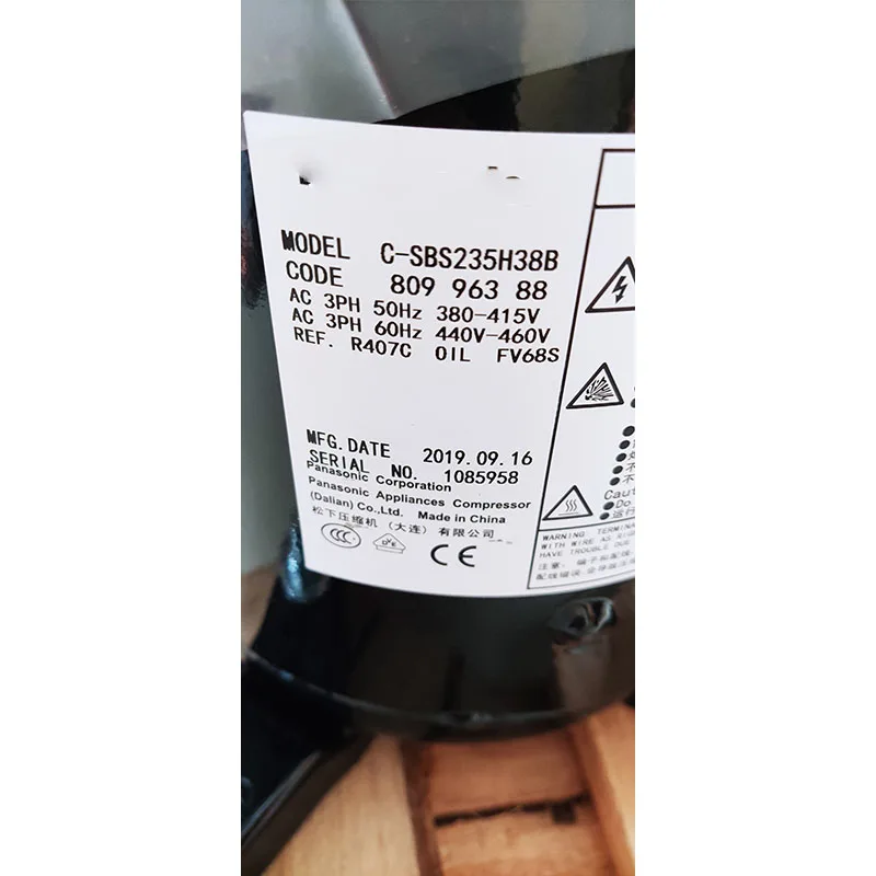 C SBR235H38A SBR235H38B SBS235H38A SBS235H38B новый для цифрового фотоаппарата Panasonic 7 HP компрессора