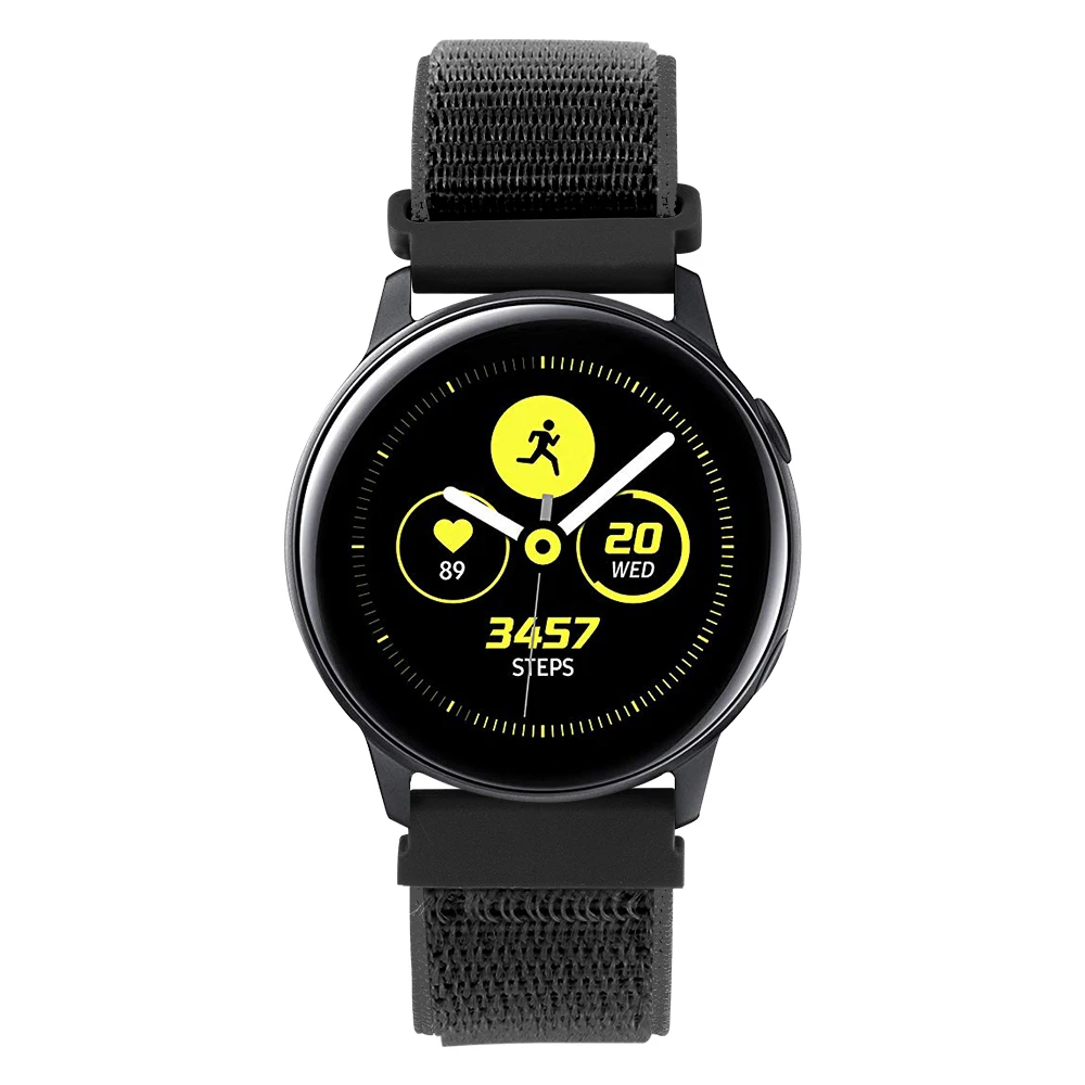 20 мм ремешок для часов Quick Release для samsung Galaxy Watch Active 2 Band Galaxy 42 мм ремешок Classic gear S2 спортивные часы с нейлоновым ремешком