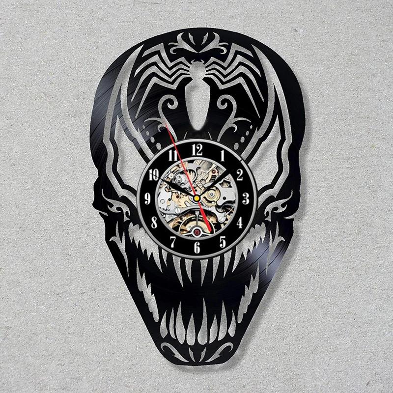 Виниловые настенные часы современное дизайнерское украшение для гостиной