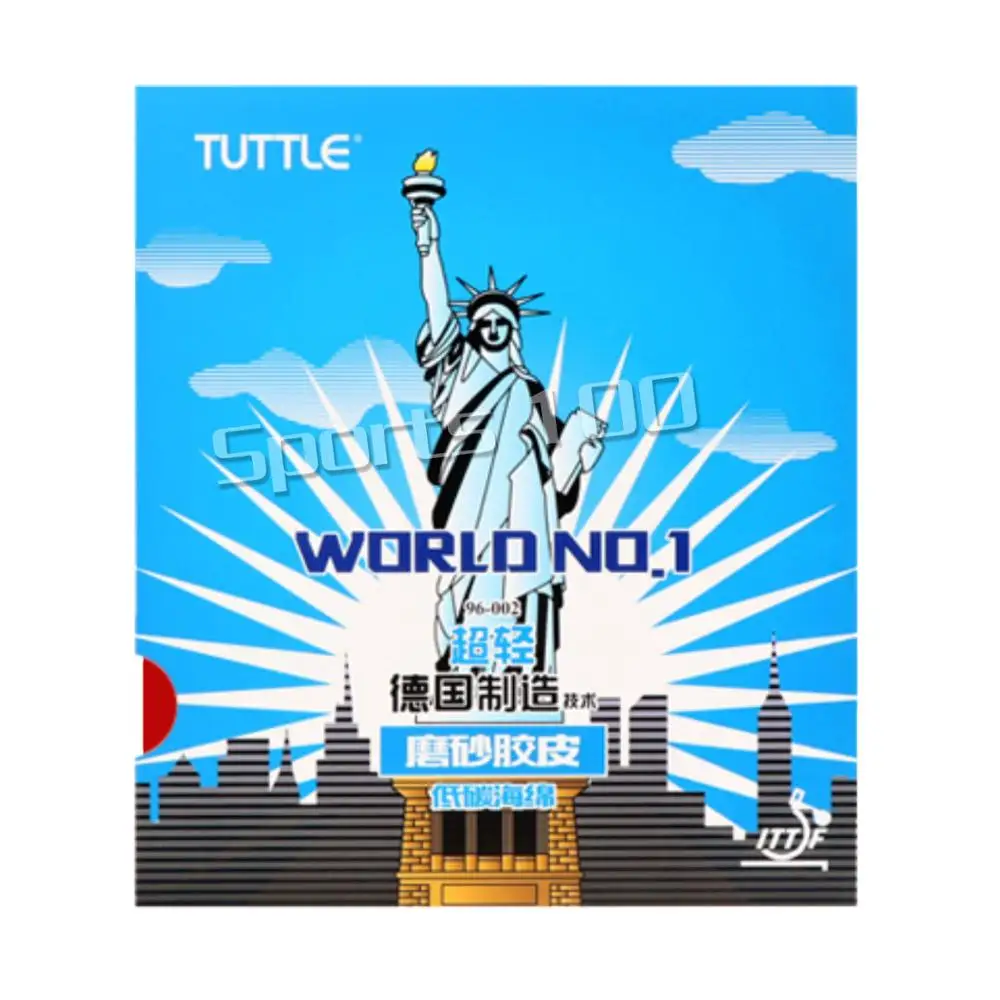TUTTLE World NO.1 (WORLD Number 1) Супер светильник для настольного тенниса резиновая губка