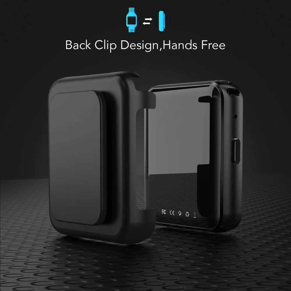 Bluetooth MP3 плеер Музыкальный плеер сенсорный экран HiFi металлический плейер с fm-радио, Диктофон мини Walkman для спорта