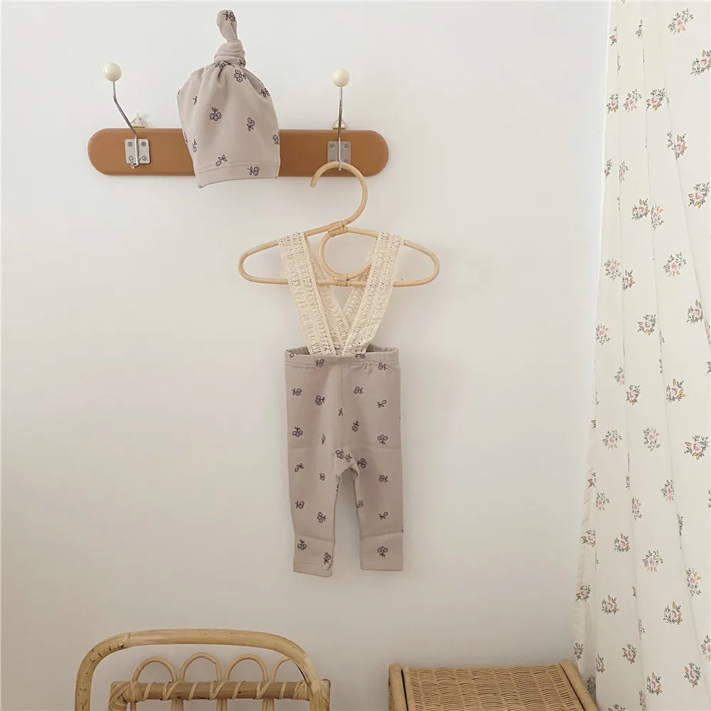 

Kids Rompers New Born Baby Lovely Cotton One-pieces Boys Girls Summer Autumn Romper High Quality Infant Strap Romper 0-24 M