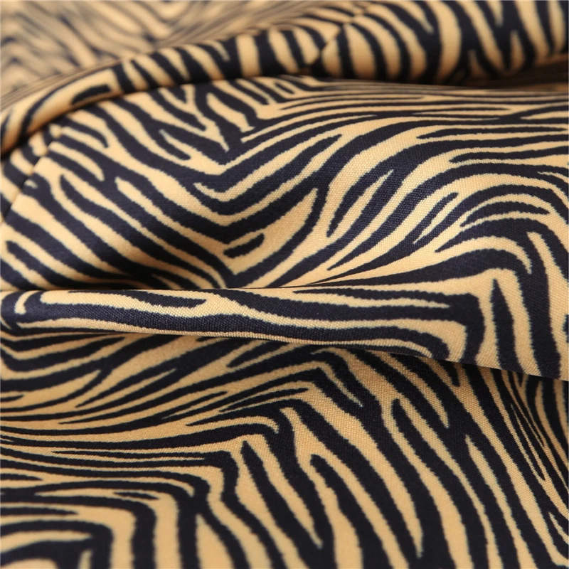 

Women Fashion Zebra Striped Print Blazers Long Sleeve Vintage Pockets Coat Casual Office Ladies Single Breasted Jackets