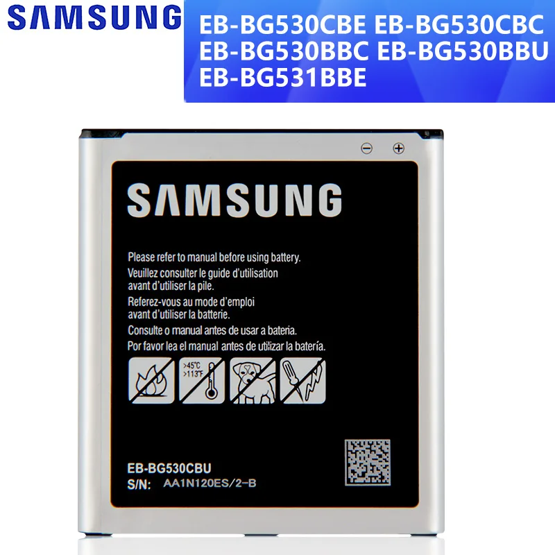 

SAMSUNG Original Battery EB-BG530BBC For Samsung Galaxy Grand Prime J3 2016 G5308W G530 G530H G530F G531F G530FZ EB-BG530CBE/CBU