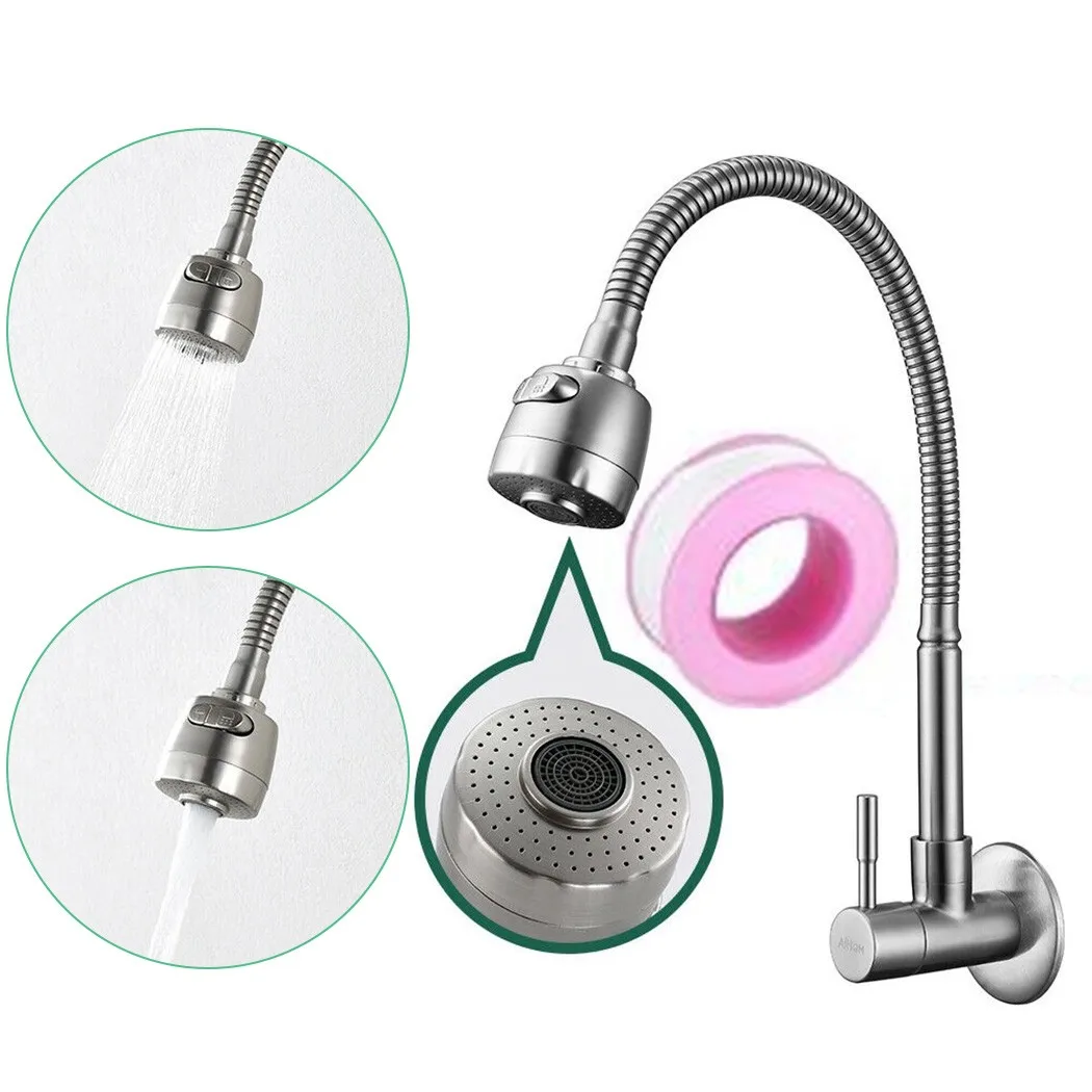 

With Spray Faucet Faucet Home Household Kitchen Mixer Modern Mount Sink